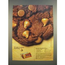1986 Nestle Peanut Butter Morsels Ad - Chocolate Peanut Butter Chewies recipe