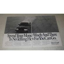 1989 Subaru Loyale Car Ad - Spend your money wisely and there is no telling how