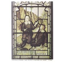IZAAC WALTON WINDOW, WINCHESTER CATHEDRAL unused postcard by Judges =