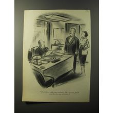 1953 Cartoon by Whitney Darrow, Jr. - I'm in love with your secretary