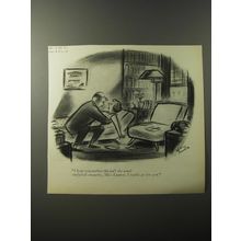 1953 Cartoon by Whitney Darrow, Jr. - I hope you realize