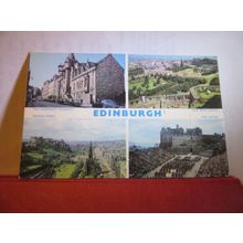 multiview, EDINBURGH, SCOTLAND. unused postcard by E T W Dennis #