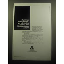 1994 Arthritis Foundation Advertisement - If arthritis isn't so serious