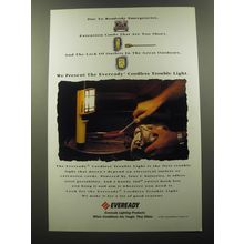 1992 Eveready Cordless Trouble Light Advertisement - Roadside emergencies