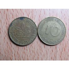 1971g 10 Pfennig Germany Coin