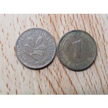 1972d 1 Pfennig Germany Coin