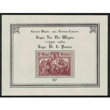 Belgium Paintings by Van der Weyden MSs 1964 MNH SG#MS1904