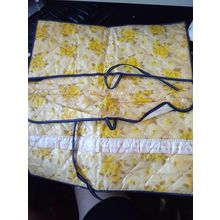 vintage craft knitting bag 39 x 37cm small hole in seam as in pic