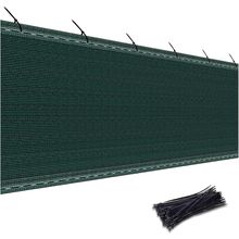 Shade&Beyond Privacy Fence Screen 6' X 50' Dark Green Heavy Duty Fence Cover Scr