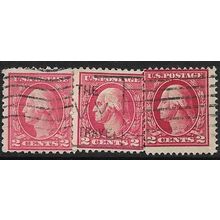 1908/1922 2 Cent Red - fine used (o) - Perf. 10+11+12