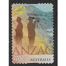 AUS 1977 70c (S/A) ' ANZAC' FINE USED (EBID66-746)