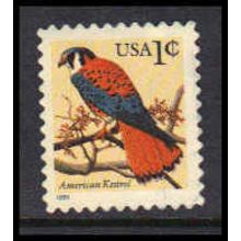 Used 2477 1c American Kestrel Fine W4708
