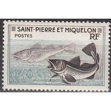 Saint-Pierre & Miquelon 1957 Michel 381 Neuf ** Cote (2007) 0.60 € Morues