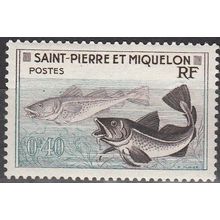 Saint-Pierre & Miquelon 1957 Michel 381 Neuf ** Cote (2007) 0.60 Euro Morues