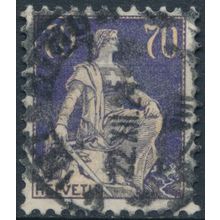 Helvetia: 70c - Switzerland 1924 - FH - MiNr 171x