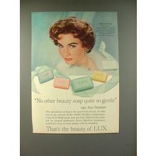 1959 Lux Soap Ad w/ Jean Simmons