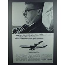 1964 Boeing Jet Plane Ad - Here's Frank Slattery