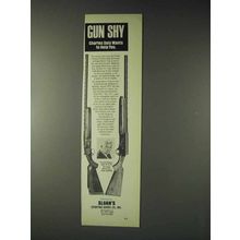 1973 Charles Daly Shotguns Ad - Gun Shy