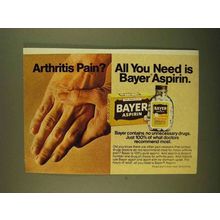 1979 Bayer Aspirin Ad - Arthritis Pain?