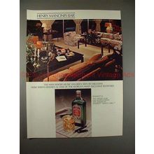 1980 Dewar's 12 Scotch Ad, Henry Mancini's Bar - NICE!!