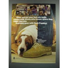 1980 Hush Puppies Shawnee Shoe Ad - Comfortable