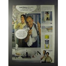 1981 Lysol Disinfectant Spray Ad - Gets Odors Out