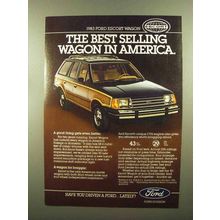1983 Ford Escort Wagon Ad - Best Selling