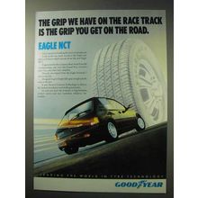 1986 Goodyear Eagle NCT Tires Ad - Grip on The Road