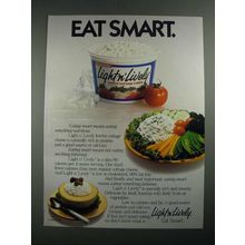 1987 Kraft Light n' Lively Cottage Cheese Ad - Eat Smart