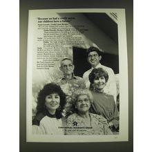 1989 Cuna Mutual Insurance Group Ad - Because we had a credit union