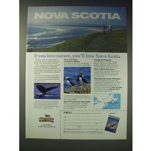 1989 Nova Scotia Canada Ad - If you love nature, you'll love Nova Scotia
