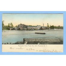 New York Potsdam Racquette River Paper Co Mill View Across Water f Factory~329