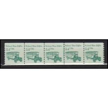 2123 3.4c School Bus Fine MNH Dry Gum PNC 2/5 X0058
