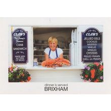World Famous Brixham Devon Crab Sandwich Fish Market Cafe Postcard