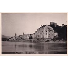 Rattenberg Am Inn Tirol Austria River Lake Postcard