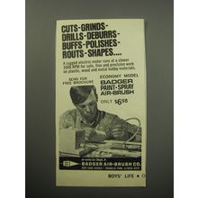 1969 Badger Economy Model Paint Spray Air-Brush Advertisement