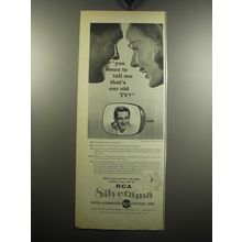 1957 RCA Silverama Picture Tube Ad - Perry Como - You mean to tell me