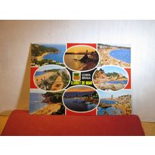 multiview, LLORET DE MAR, Costa Brava, Spain used postcard 1973 pm =