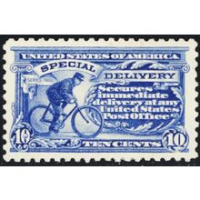 E9, Mint XF Sm HR 10¢ Special Delivery - Very Fresh! - Stuart Katz