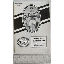 1987 programme Hull v. Warrington