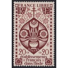French India 1942 SG 235 MM (C-272 (2))