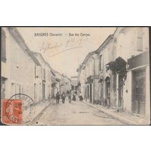 Rue des Carmes, Baignes, Charente, 1910 - Rossipon CPA