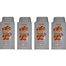Lot Of 4 Personal Care Body Wash Peach Rings 14 FL. OZ