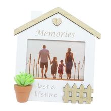Memories Photo Frame Memories Last a Lifetime House Shaped 18.5 CM Gift