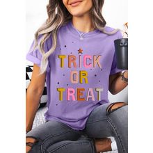 Wisteria TRICK OR TREAT Halloween Fashion Graphic T Shirt
