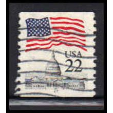 Used 2115a 22c U.S. Flag Fine CNS 17 PA5795