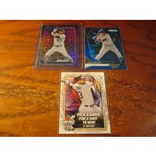 2020-2024, Topps/Prizm, Inserts, 3-Cards, KRIS BRYANT, Rockies