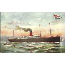 Atlantic Transport Line SS MINNEHAHA Tuck Oilette Postcard (9126)