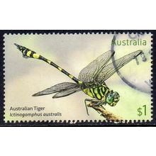 Australia 2017 Dragonflies - Australian Tiger $1 Large Format Sheet Used