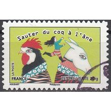 France 2013 Michel 5513 O Cote (2015) 0.60 € Sauter du coq à l'âne Cachet rond